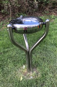 The new shiny Babel drum on the playground.